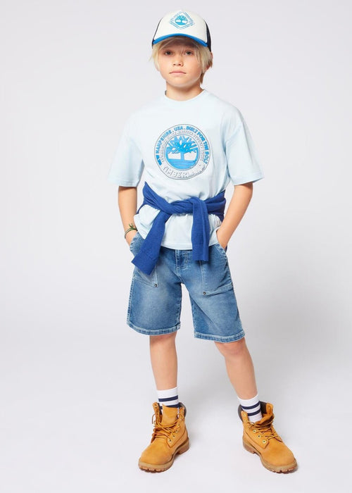 Boys Denim Bermuda Shorts