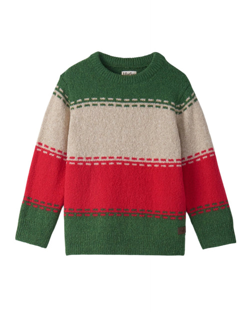 Boys Festive Crew Neck Knit Sweater