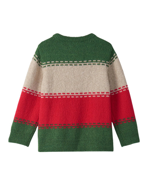 Boys Festive Crew Neck Knit Sweater