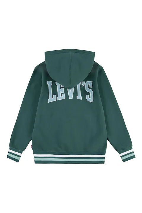 Boys' Forest Green Organic Varsity Hoodie