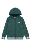 Boys' Forest Green Organic Varsity Hoodie