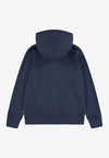 Boys' Full - Zip Hoodie with Box Tab Logo – Navy