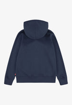 Boys' Full - Zip Hoodie with Box Tab Logo – Navy