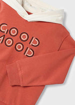 Boys "Good Mood" Print Hoodie