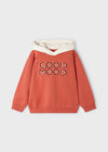 Boys "Good Mood" Print Hoodie