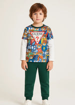 Boys Graphic T-Shirt & Joggers Set