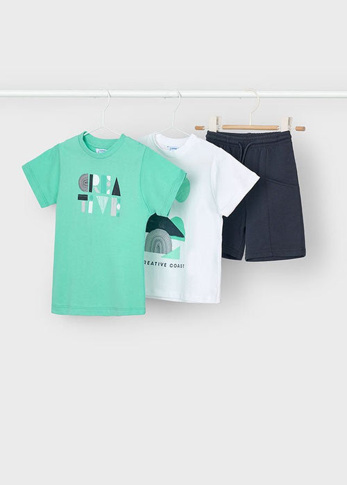 Boys Graphic T-Shirt & Shorts Set