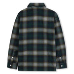 Boys Green Check Cotton Shirt