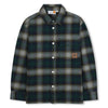 Boys Green Check Cotton Shirt