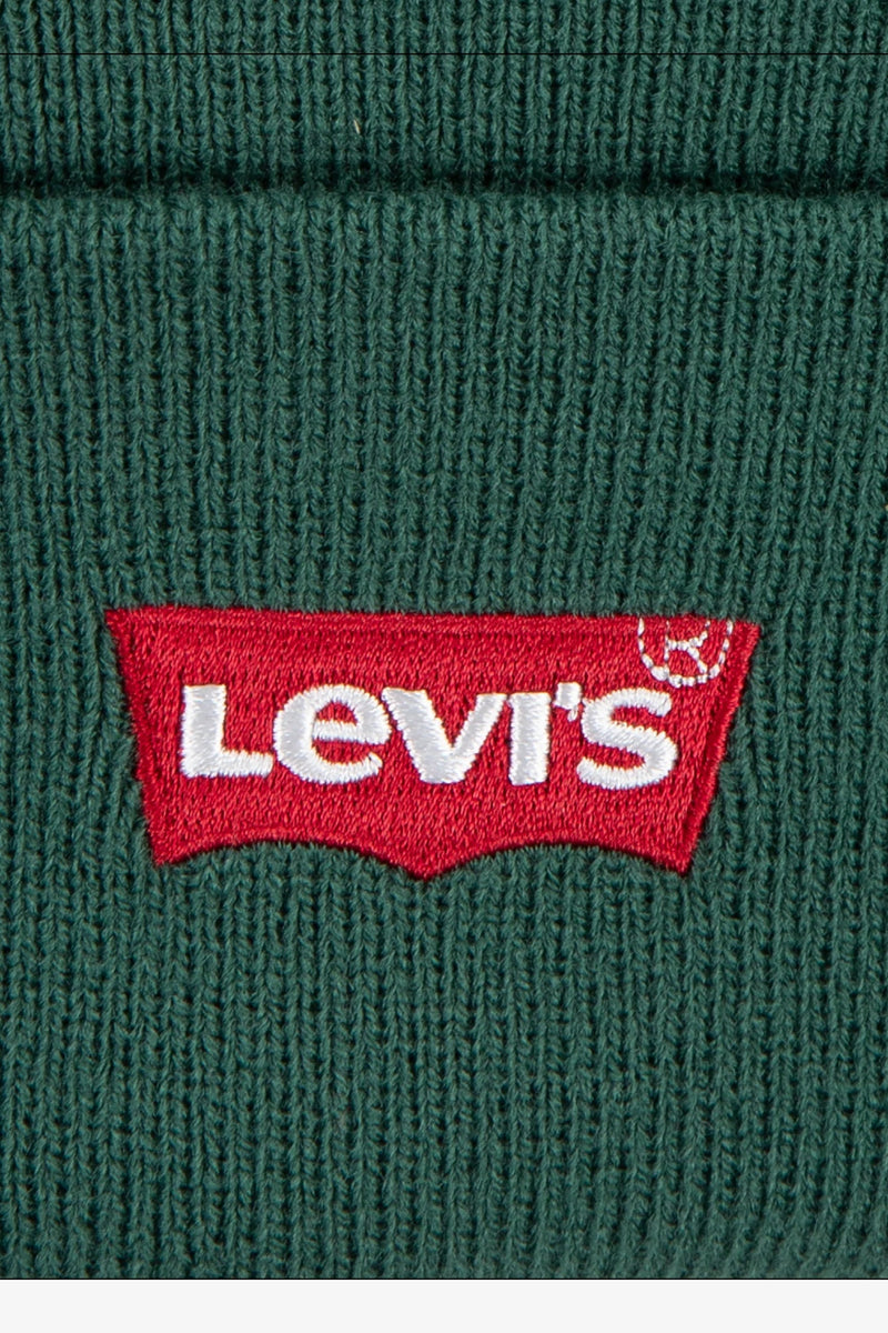 Boys Green Core Batwing Beanie