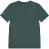 Boys Green Cotton Logo T-shirt