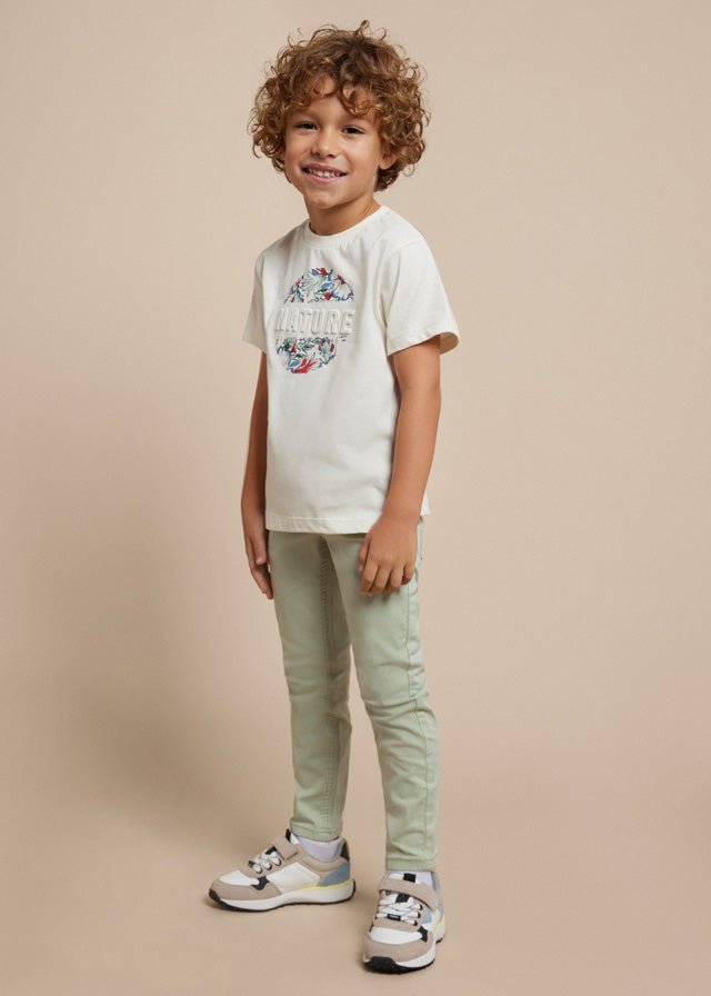 Boys Green Cotton Slim Fit Trousers (mayoral) - CottonKids.ie - 2 year - 3 year - 4 year