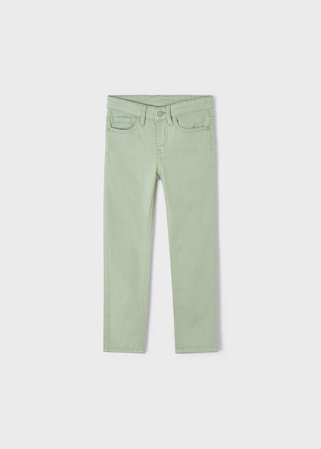 Boys Green Cotton Slim Fit Trousers (mayoral) - CottonKids.ie - 2 year - 3 year - 4 year