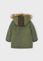 Boys Green Hooded Parka