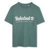 Boys Green Short Sleeve Logo T-Shirt
