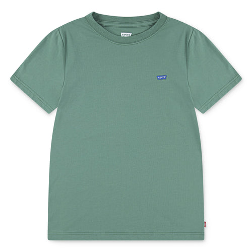 Boys Green Short Sleeve Logo T-Shirt