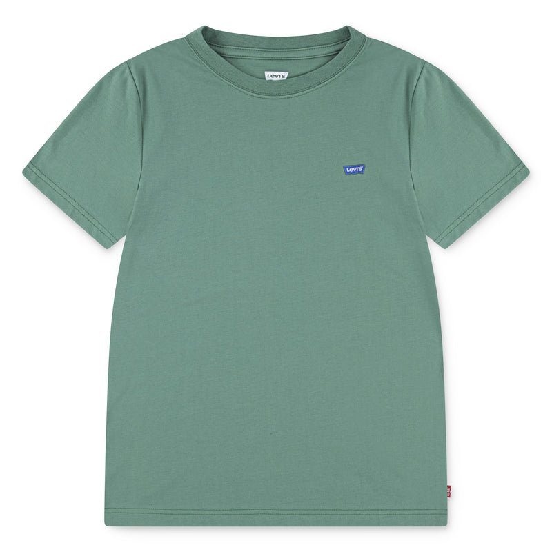 Boys Green Short Sleeve Logo T-Shirt