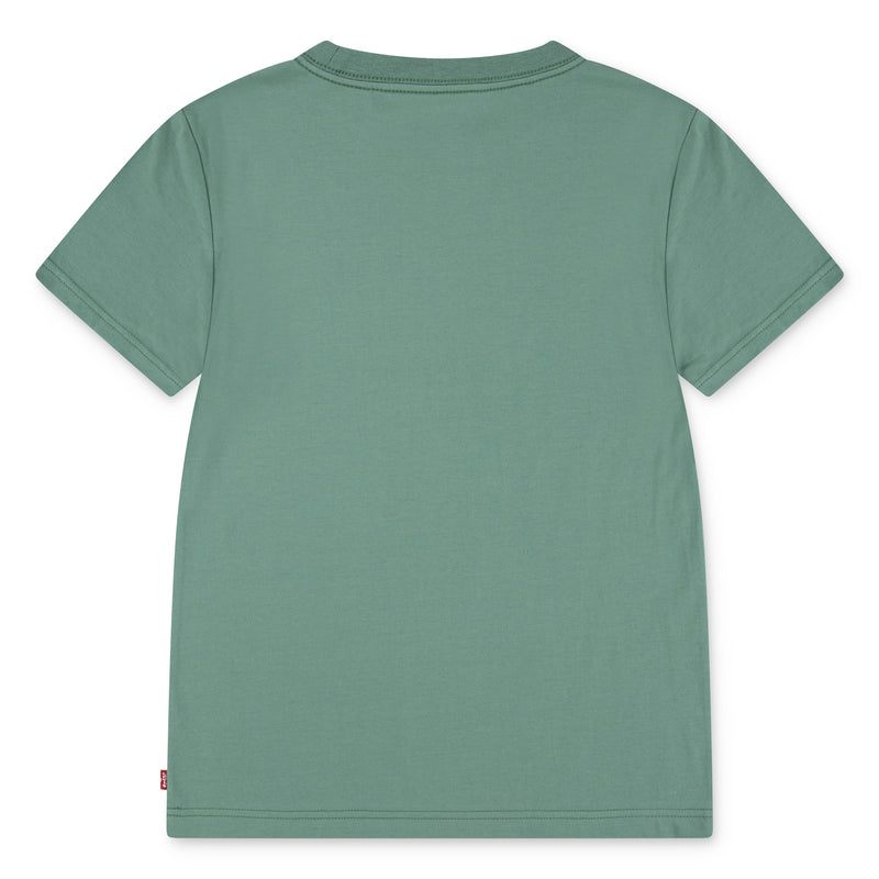 Boys Green Short Sleeve Logo T-Shirt