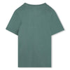 Boys Green Short Sleeve Logo T-Shirt