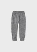 Boys Grey Cotton Joggers (Mayoral)