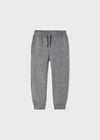 Boys Grey Cotton Joggers (Mayoral)