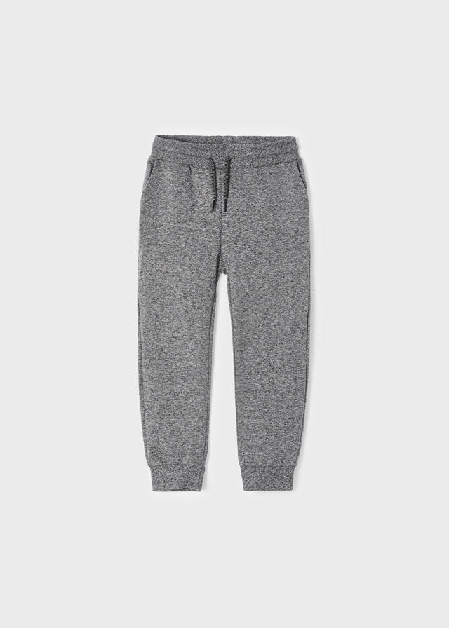 Boys Grey Cotton Joggers (Mayoral)