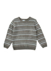 Boys Grey Fair Isle Knit Jumper