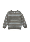 Boys Grey Fair Isle Knit Jumper