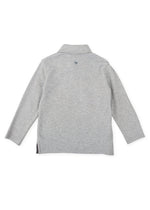 Boys Grey Stripe Polo