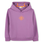 Boys Hooded Sweatshirt with Printed Logo