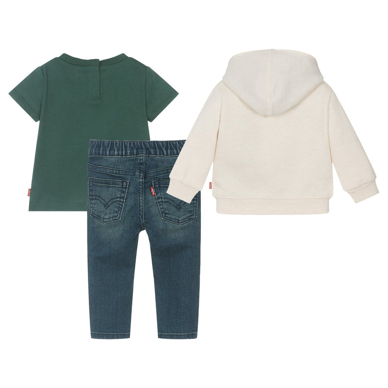 Boys' Ivory & Blue Denim Trouser Set (Levis)