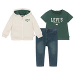 Boys' Ivory & Blue Denim Trouser Set (Levis)