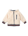 Boys Ivory Sherpa Hooded Jacket (Tutto Piccolo)