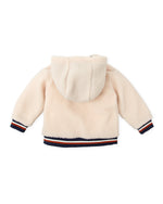 Boys Ivory Sherpa Hooded Jacket (Tutto Piccolo)