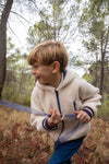 Boys Ivory Sherpa Hooded Jacket (Tutto Piccolo)