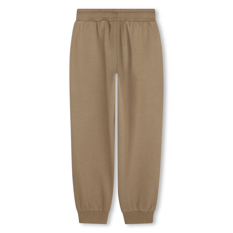 Boys Khaki Joggers With Drawstring