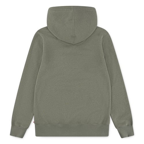 Boys Khaki Mini Batwing Logo Hoodie