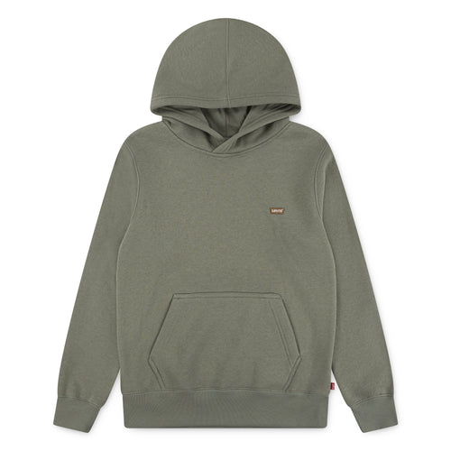 Boys Khaki Mini Batwing Logo Hoodie