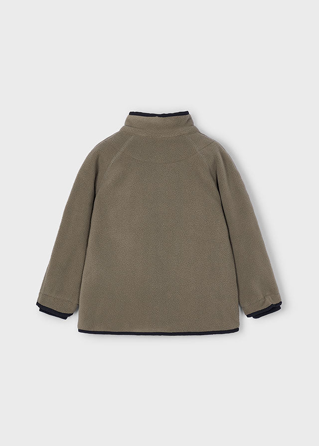 Boys Khaki Winter Fleece Jacket