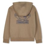 Boys Khaki Zip Hoodie