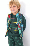 Boys' "Let's Play" Printed Puffer Waistcoat (Tuc Tuc)