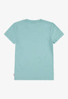 Boys Light Blue Batwing Logo T-Shirt