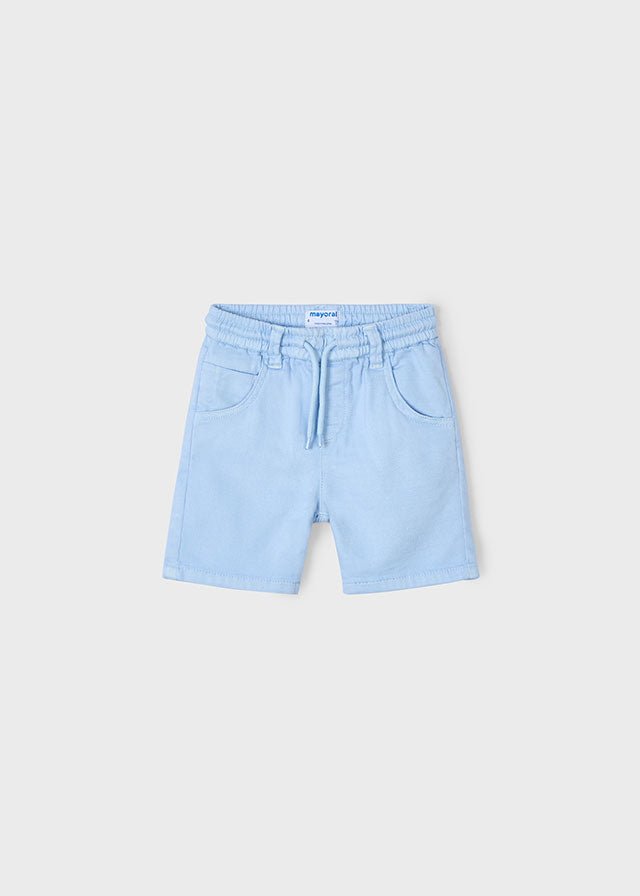 Boys Light Blue Bermuda Shorts