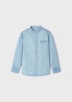 Boys Light Blue Chambray Shirt