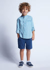 Boys Light Blue Chambray Shirt