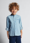 Boys Light Blue Chambray Shirt