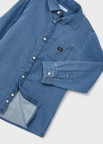 Boys Light Blue Chambray Shirt (mayoral)