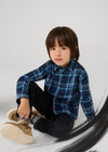 Boys' Long Sleeve Checked Shirt (Mayoral)