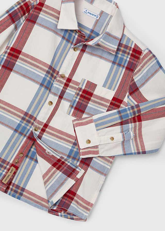 Boys' Long Sleeve Checked Shirt (Mayoral)