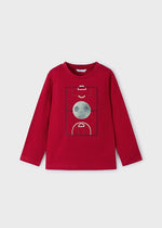 Boys' Long Sleeve Red T - Shirt (Mayoral)